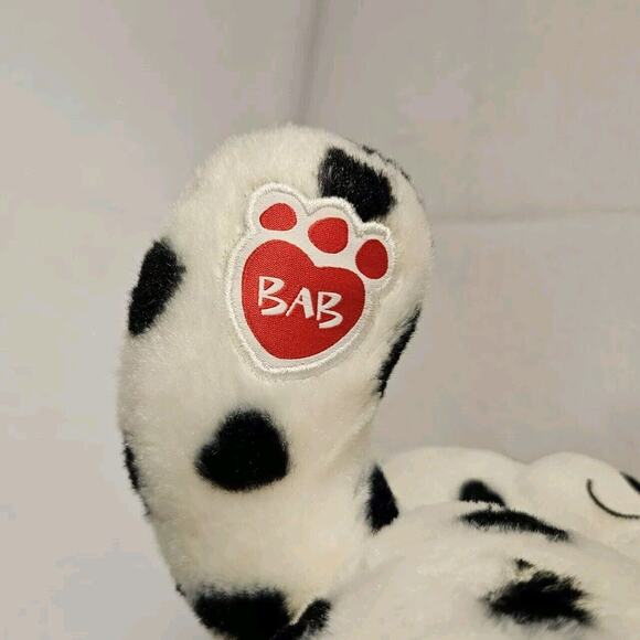 Build a Bear 16" Dalmatian Dog Puppy Huggable Hearts Plush Toy BAB Pup in a Tux - Picture 3 of 14